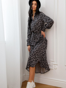 Сукня максі RiMari модель 20-chornij-z-blim Фото