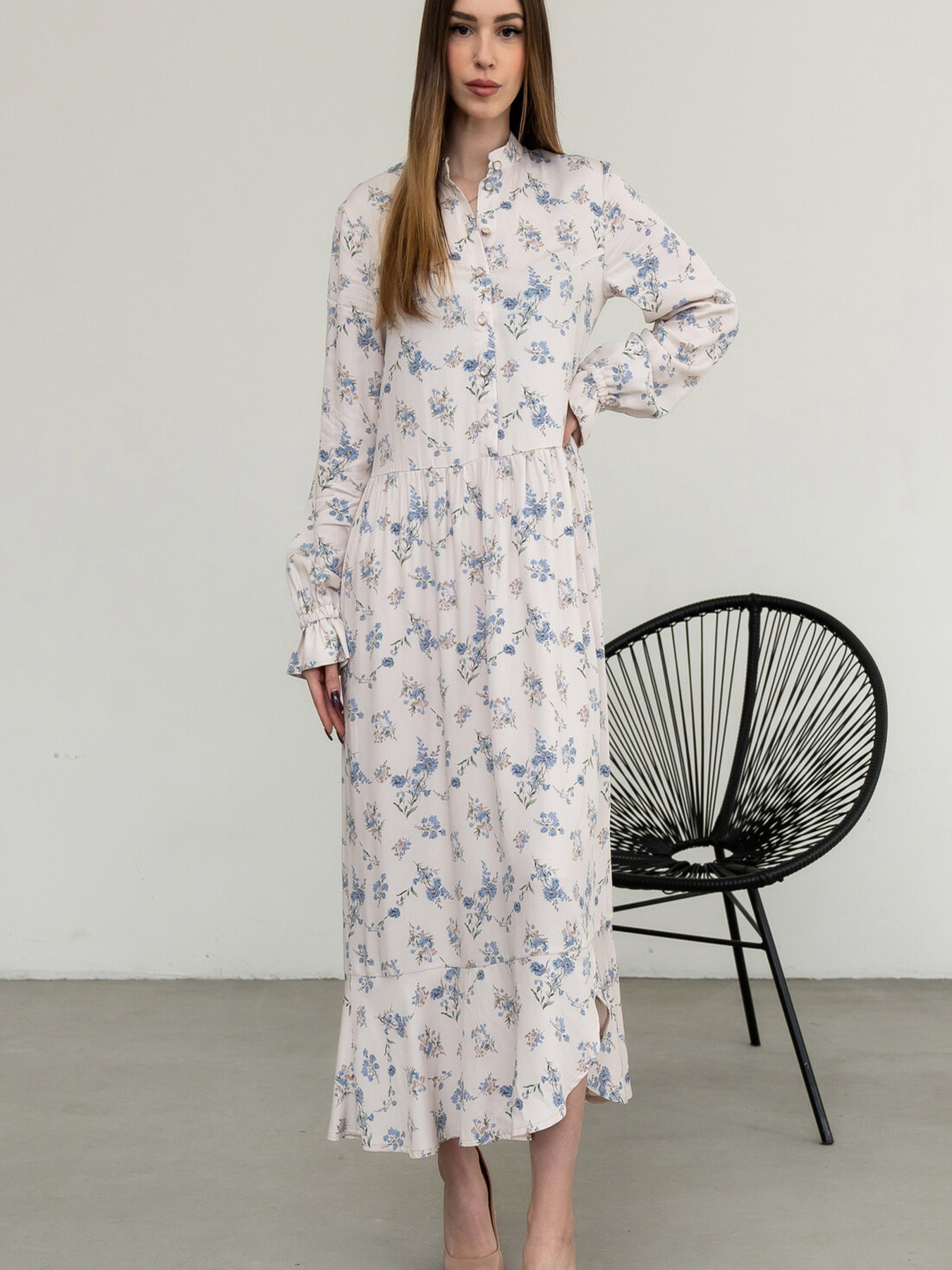 Сукня максі RiMari модель 20-moloko Сукня максі RiMari модель 20-moloko Фото