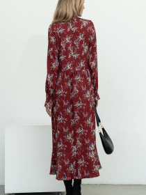 Платье макси RiMari модель 20-bordo-print Фото