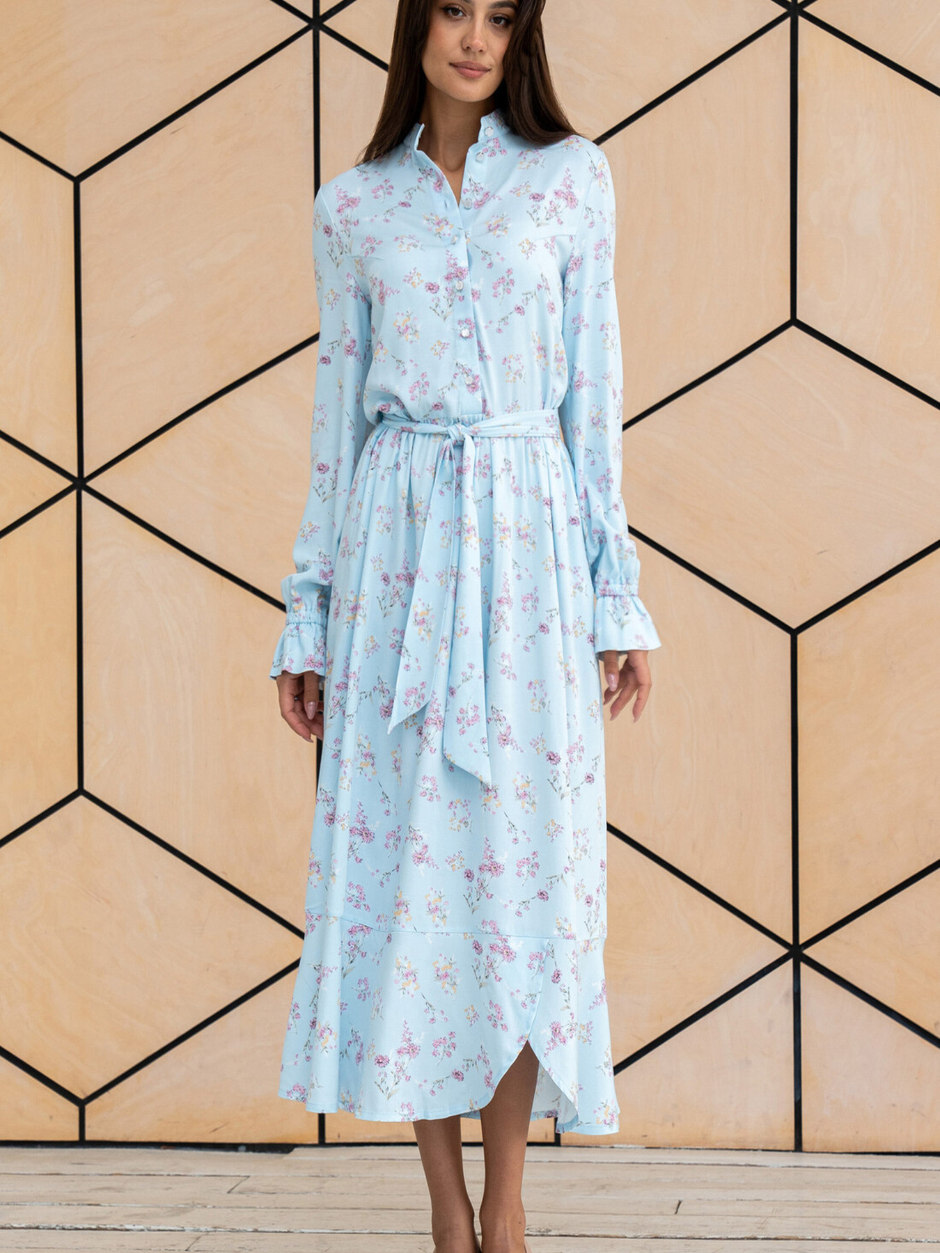 Сукня максі RiMari модель 20-svtlo-blakitnij Фото