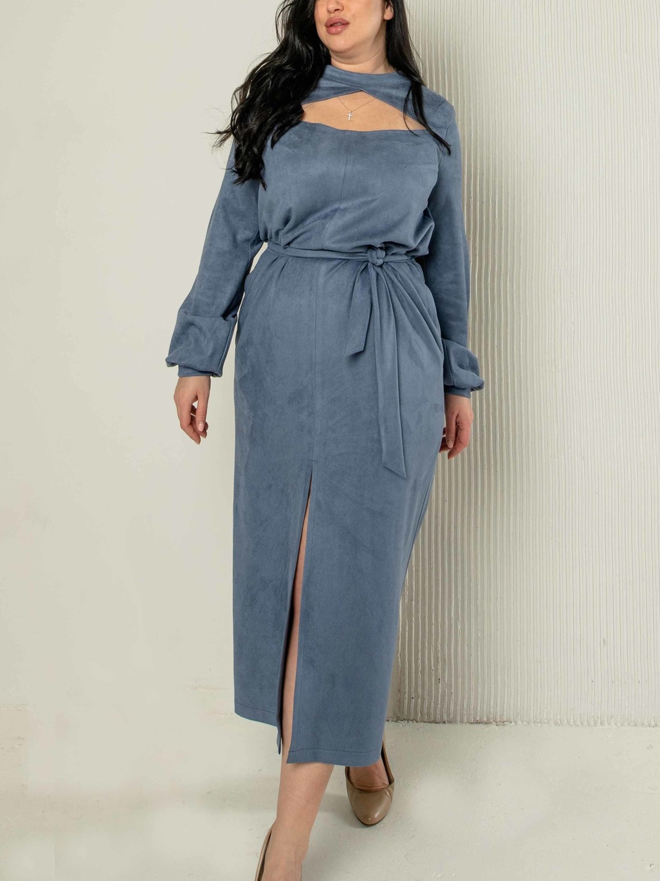 Сукня максі RiMari модель 0722-dzhins Сукня максі RiMari модель 0722-dzhins Фото