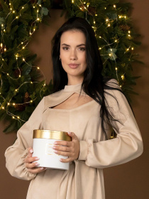 Платье макси RiMari модель 0722-kremovij Фото