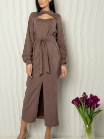 Платье макси RiMari модель 0722-kapuchino Фото