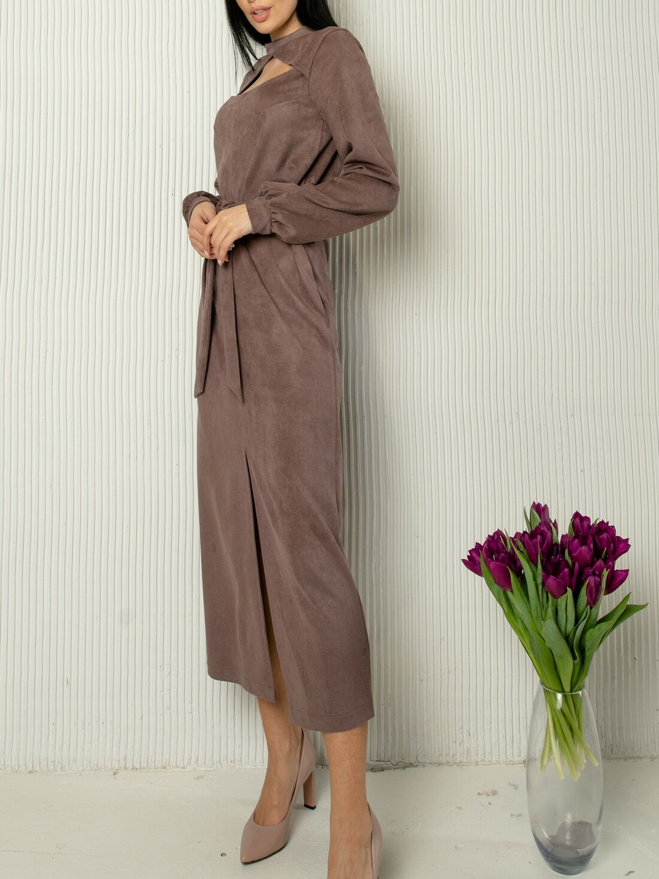 Сукня максі RiMari модель 0722-kapuchino Сукня максі RiMari модель 0722-kapuchino Фото