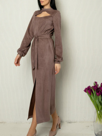 Сукня максі RiMari модель 0722-kapuchino Сукня максі RiMari модель 0722-kapuchino Фото