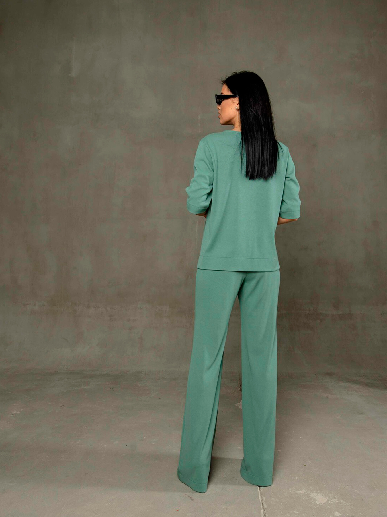 Брюки палаццо RiMari модель 0122-olivka Фото