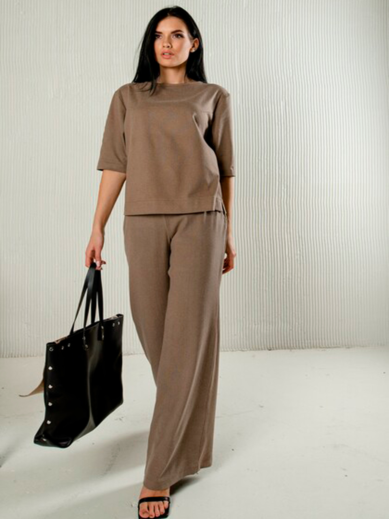 Брюки палаццо RiMari модель 0122-kapuchino Фото