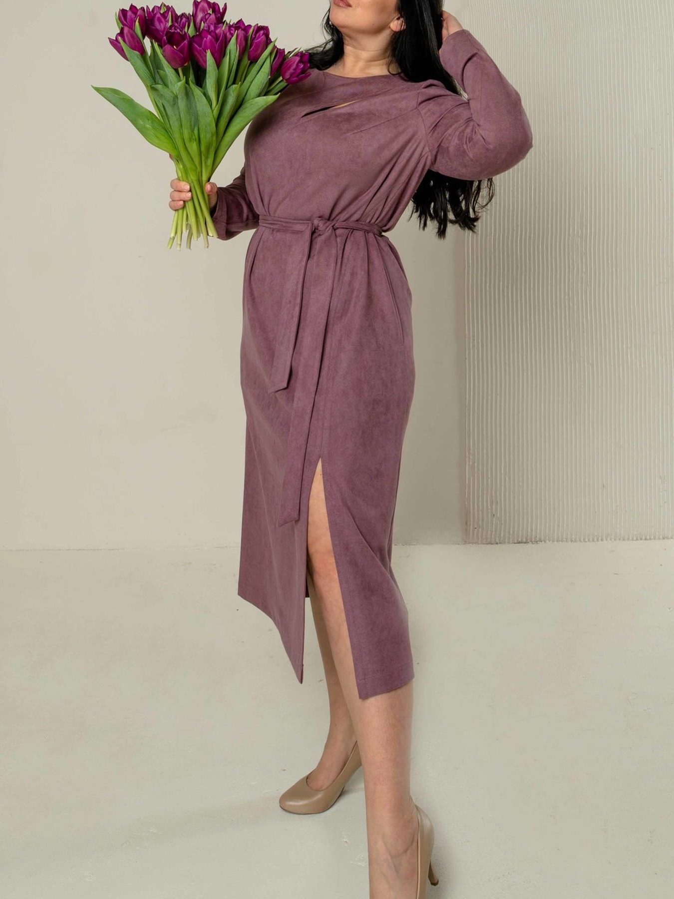 Платье миди RiMari модель 0822-llovij Фото