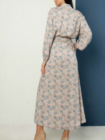 Платье миди RiMari модель 0622-bezh-print Фото