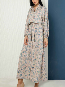Платье миди RiMari модель 0622-bezh-print Фото