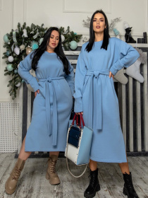 Платье миди RiMari модель 3521-blakitnij Фото