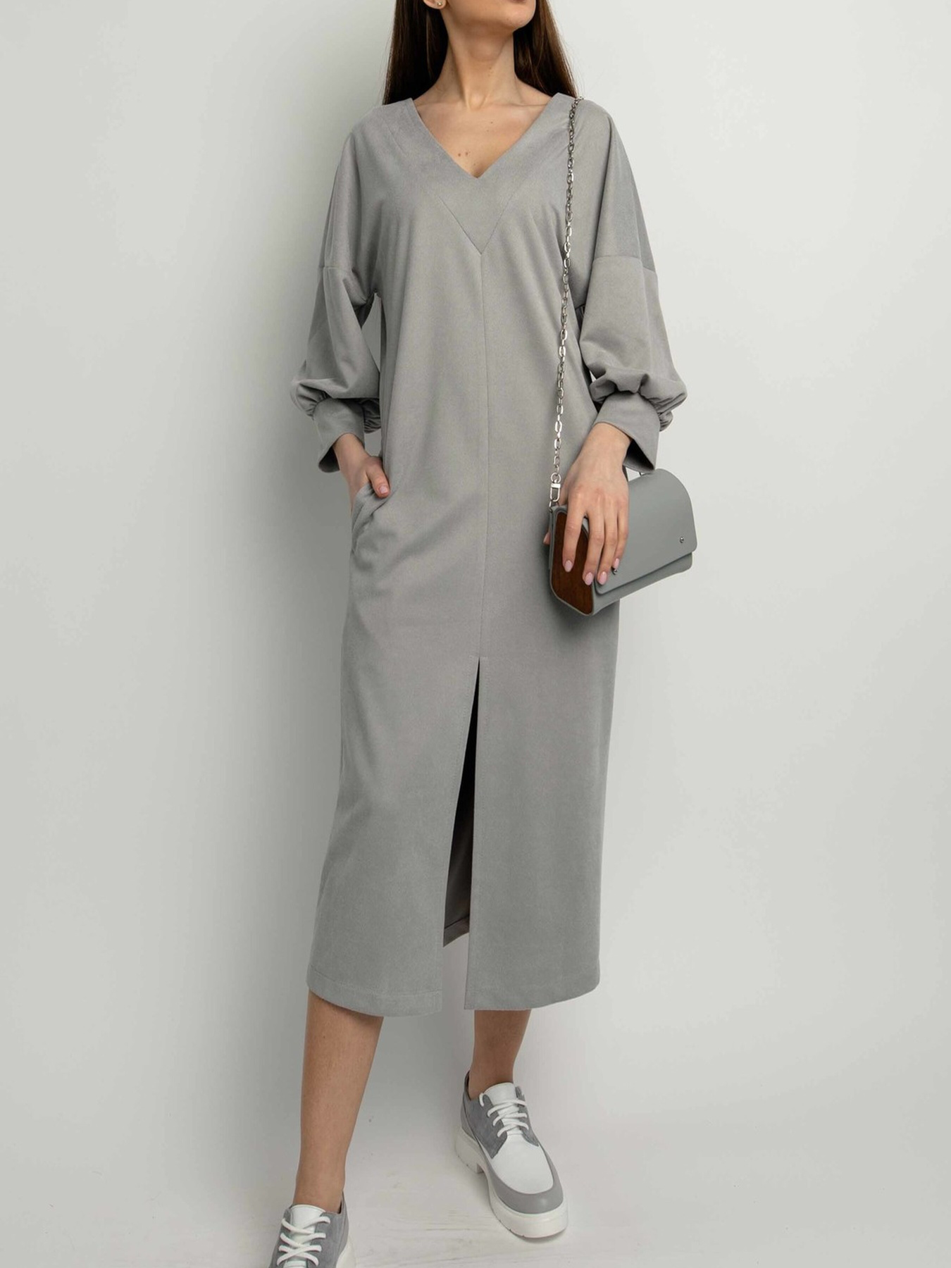 Платье миди RiMari модель 01-srij Фото