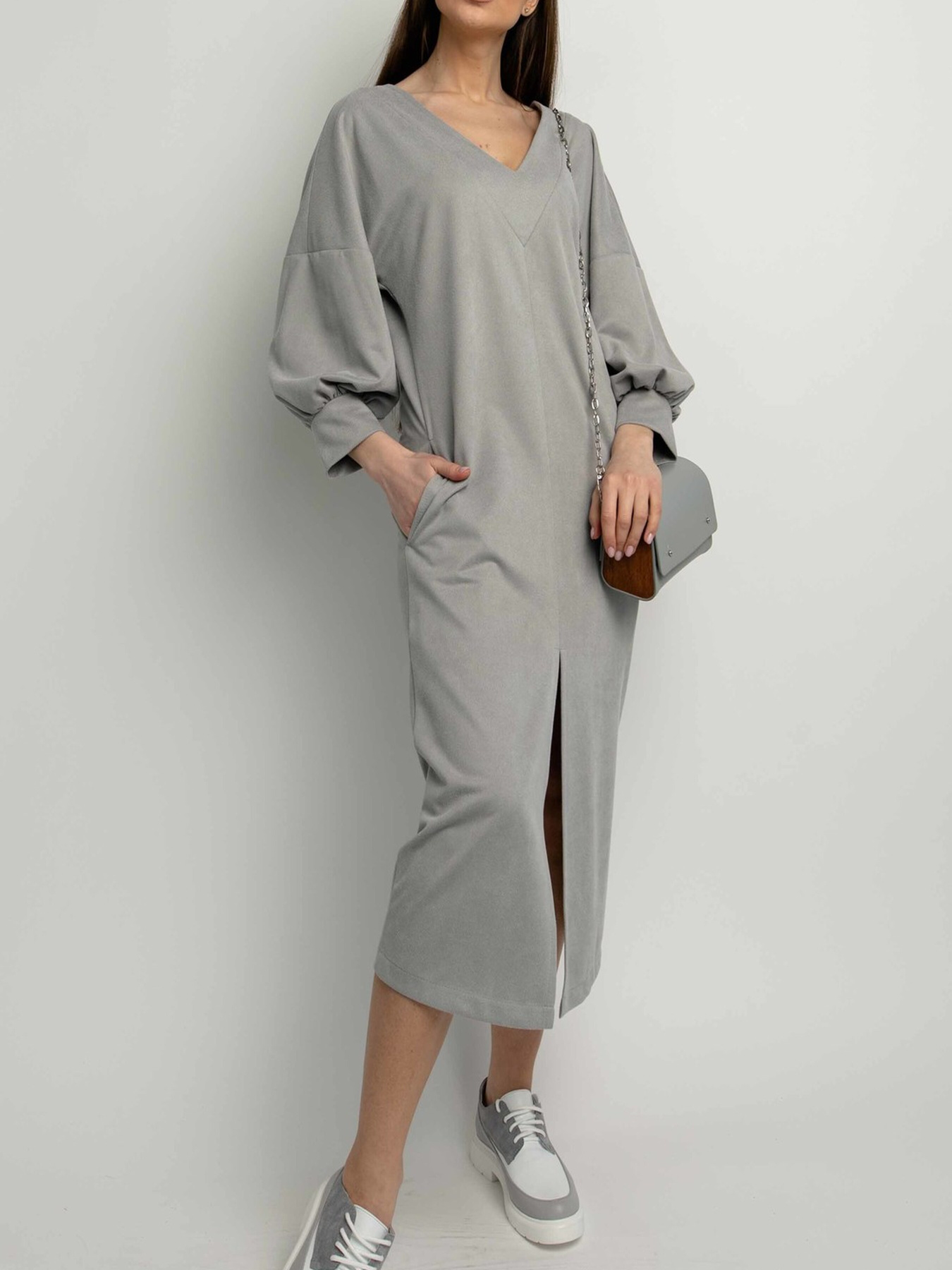 Платье миди RiMari модель 01-srij Фото