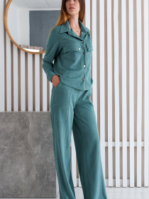 Брюки палаццо RiMari модель 0121-svtlo-zelenij Фото