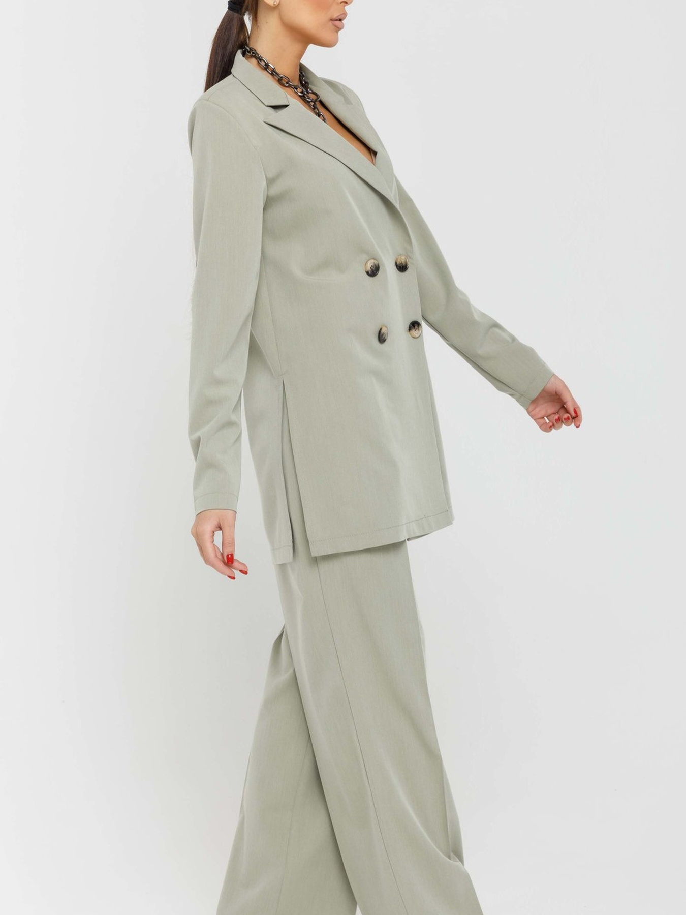 Повседневные штаны RiMari модель 0820-olivka Повседневные штаны RiMari модель 0820-olivka Фото