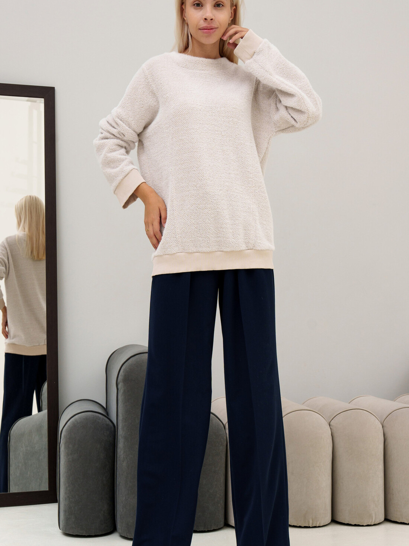 Брюки повседневные RiMari модель 0820-temno-sinj Фото