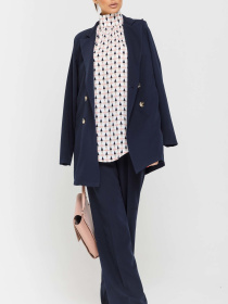 Повседневные штаны RiMari модель 0820-temno-sinj Повседневные штаны RiMari модель 0820-temno-sinj Фото