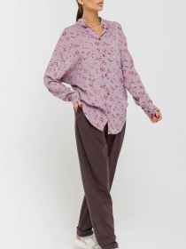 Повседневные штаны RiMari модель 0720-baklazhan Фото