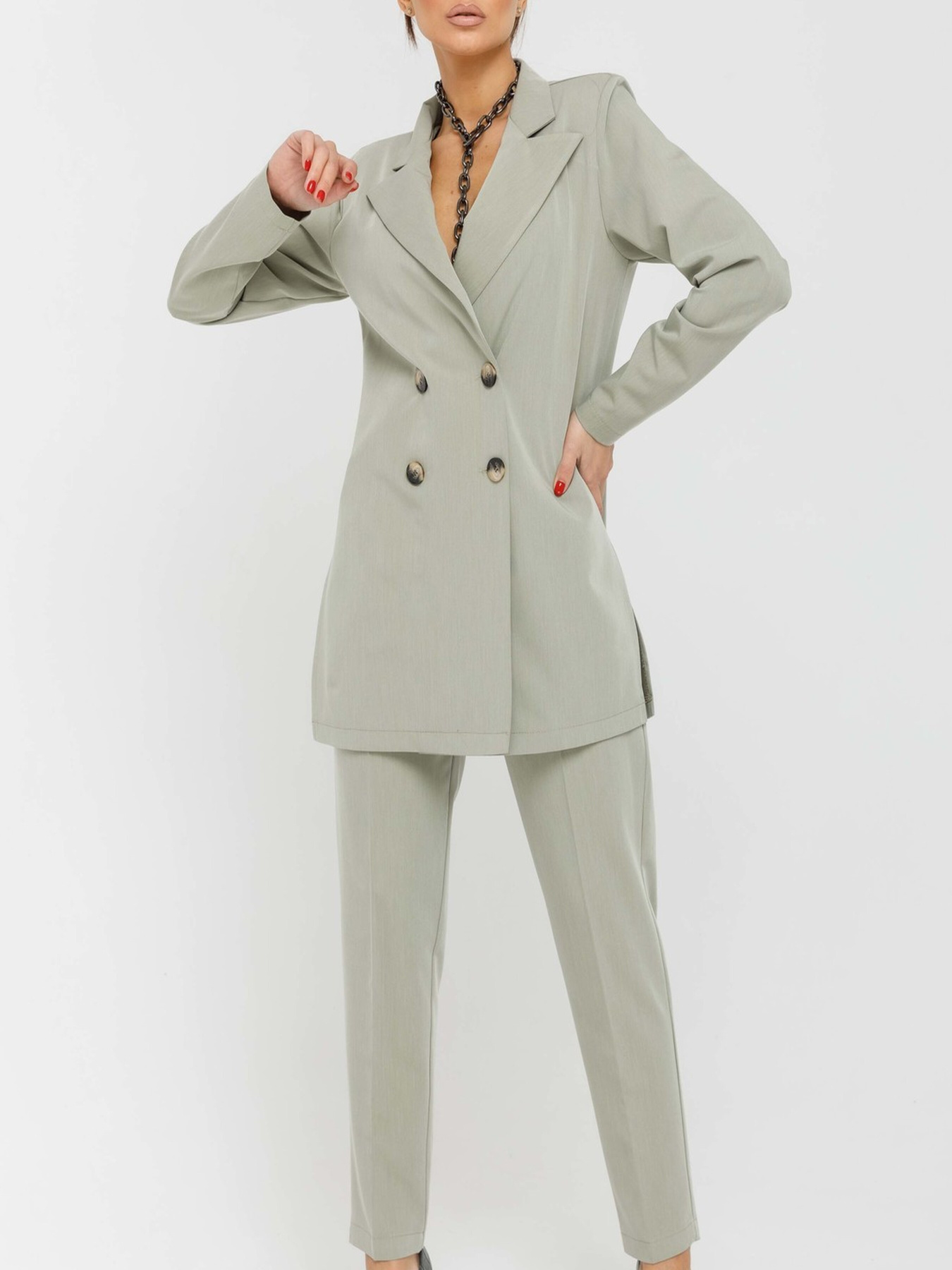 Повседневные штаны RiMari модель 0920-olivka Фото