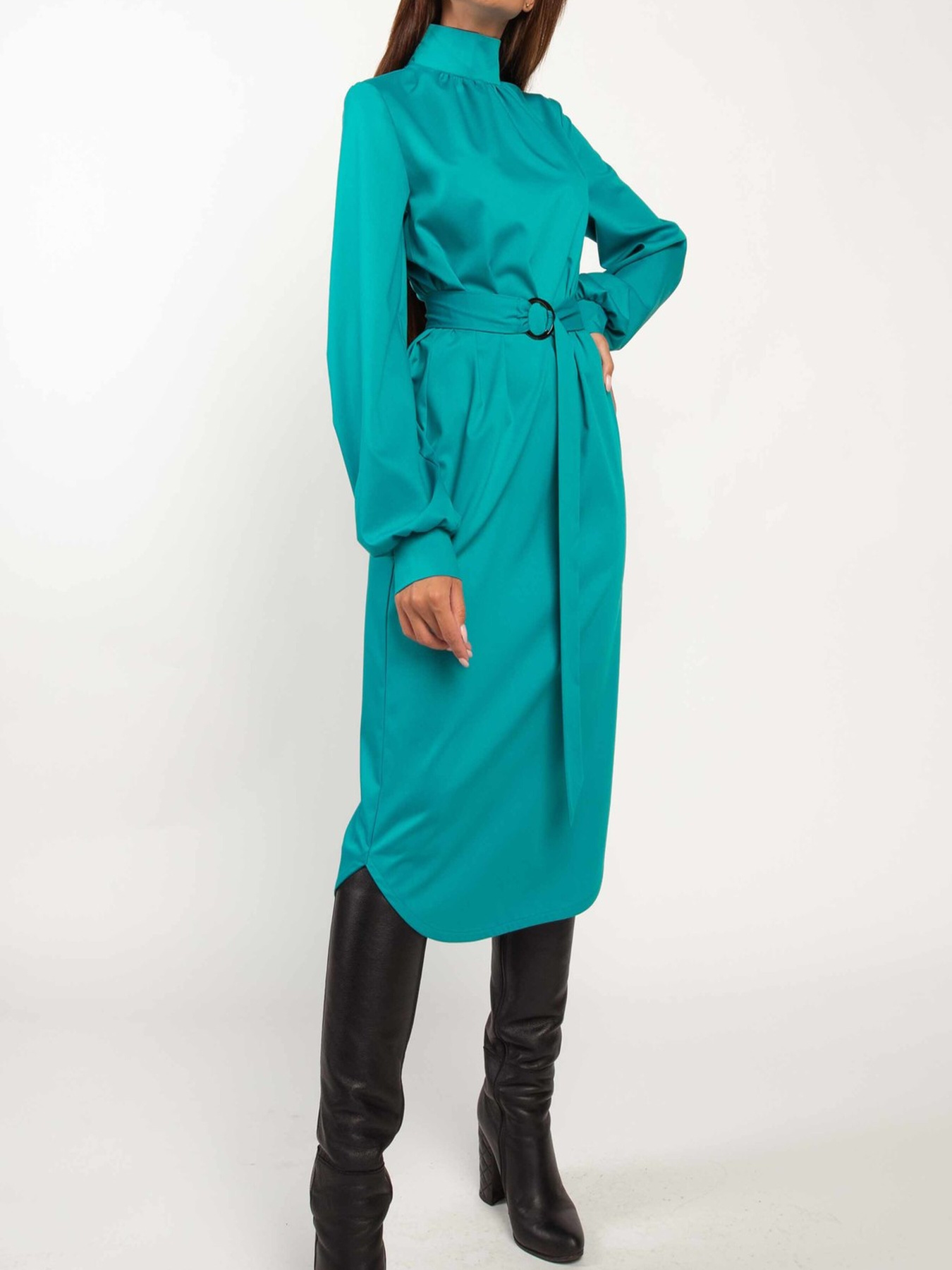 Платье миди RiMari модель 1820-blakitnij Фото