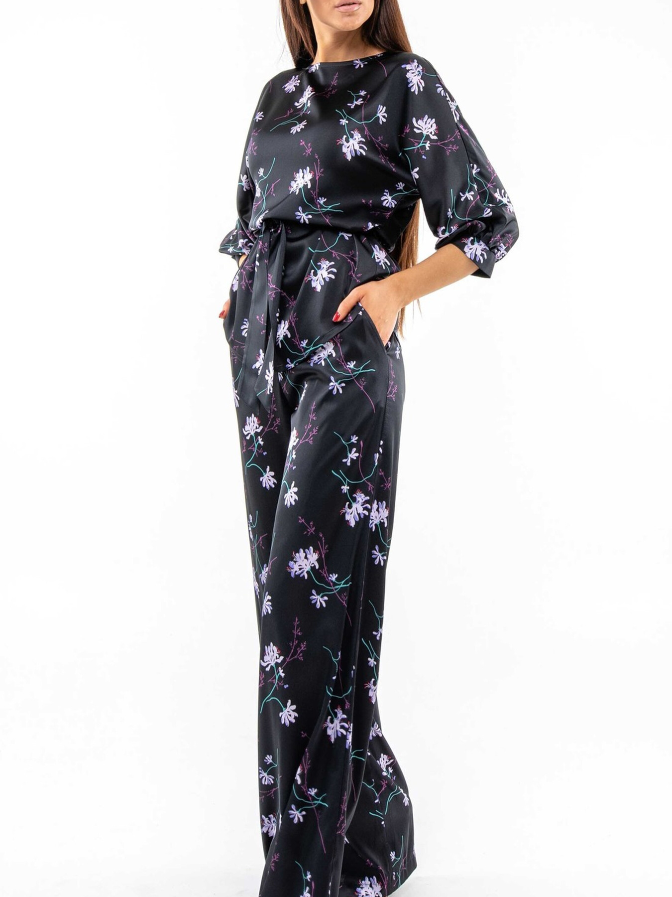 Штани палаццо RiMari модель 0320-chornij Фото