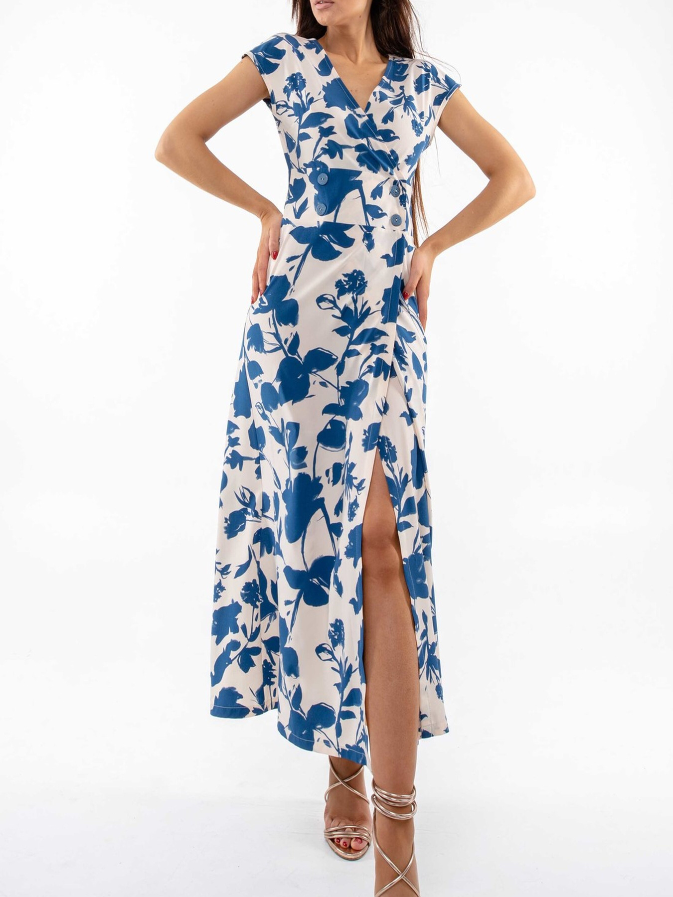 Платье макси RiMari модель 1220-moloko Фото