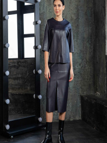 Юбка миди RiMari модель 0220-chorna-smorodina Фото