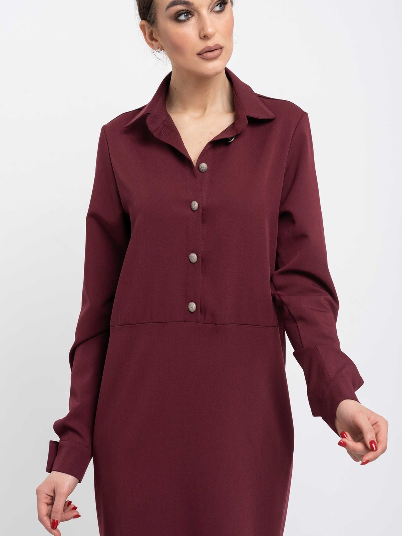 Платье миди RiMari модель 0520-bordo Фото