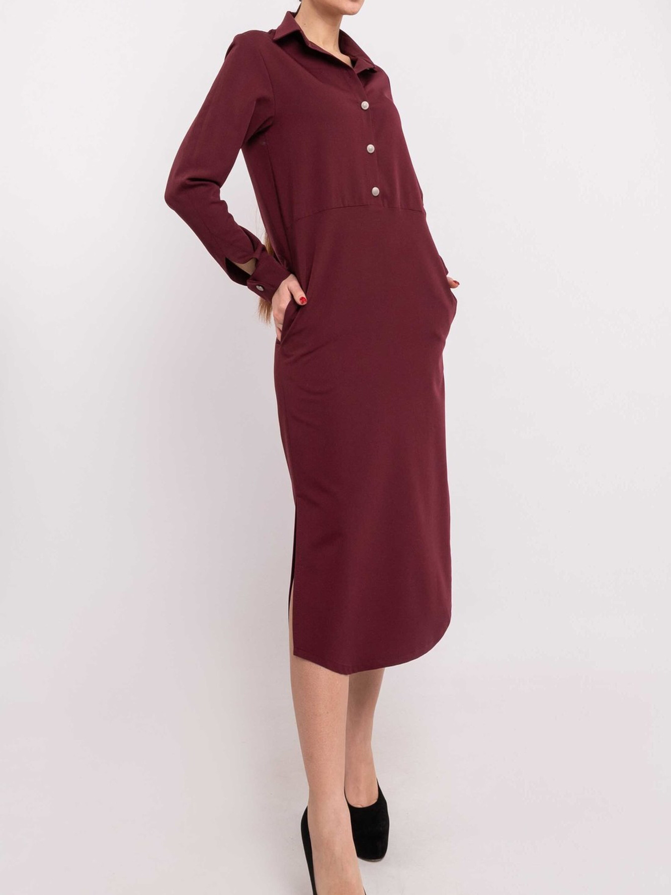 Сукня міді RiMari модель 0520-bordo Фото