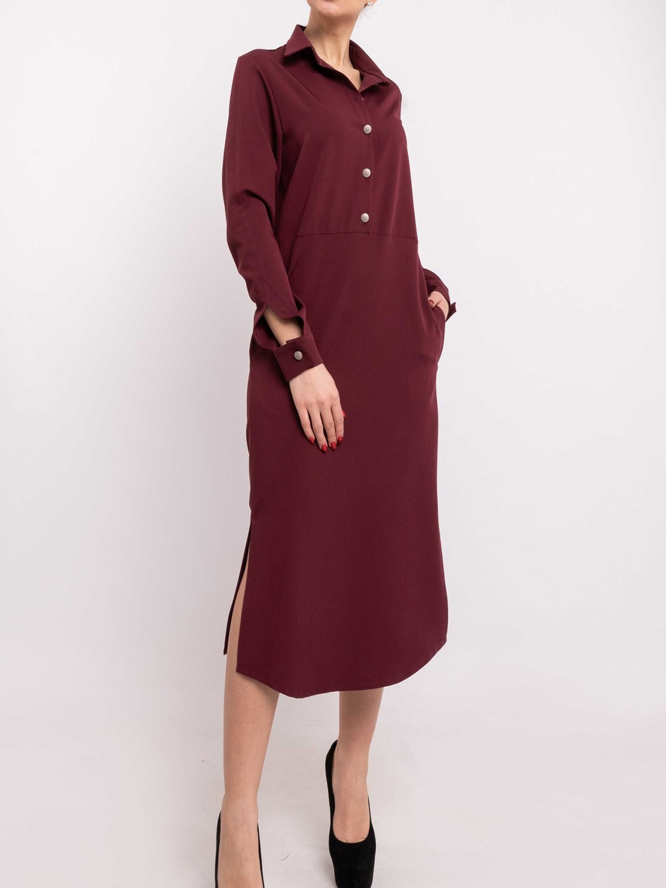 Сукня міді RiMari модель 0520-bordo Фото