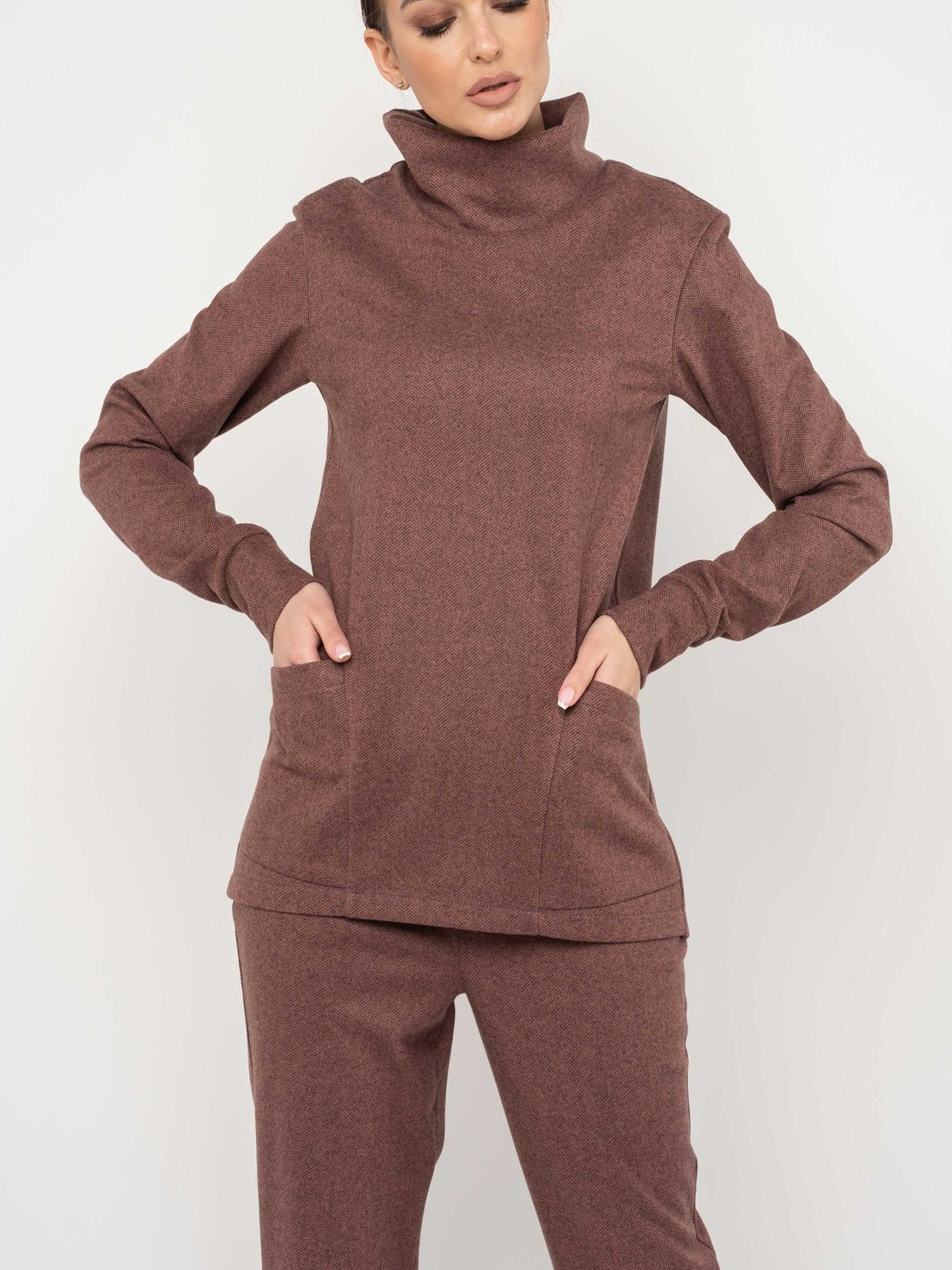 Водолазка RiMari модель 0719-temno-rozhevij Фото