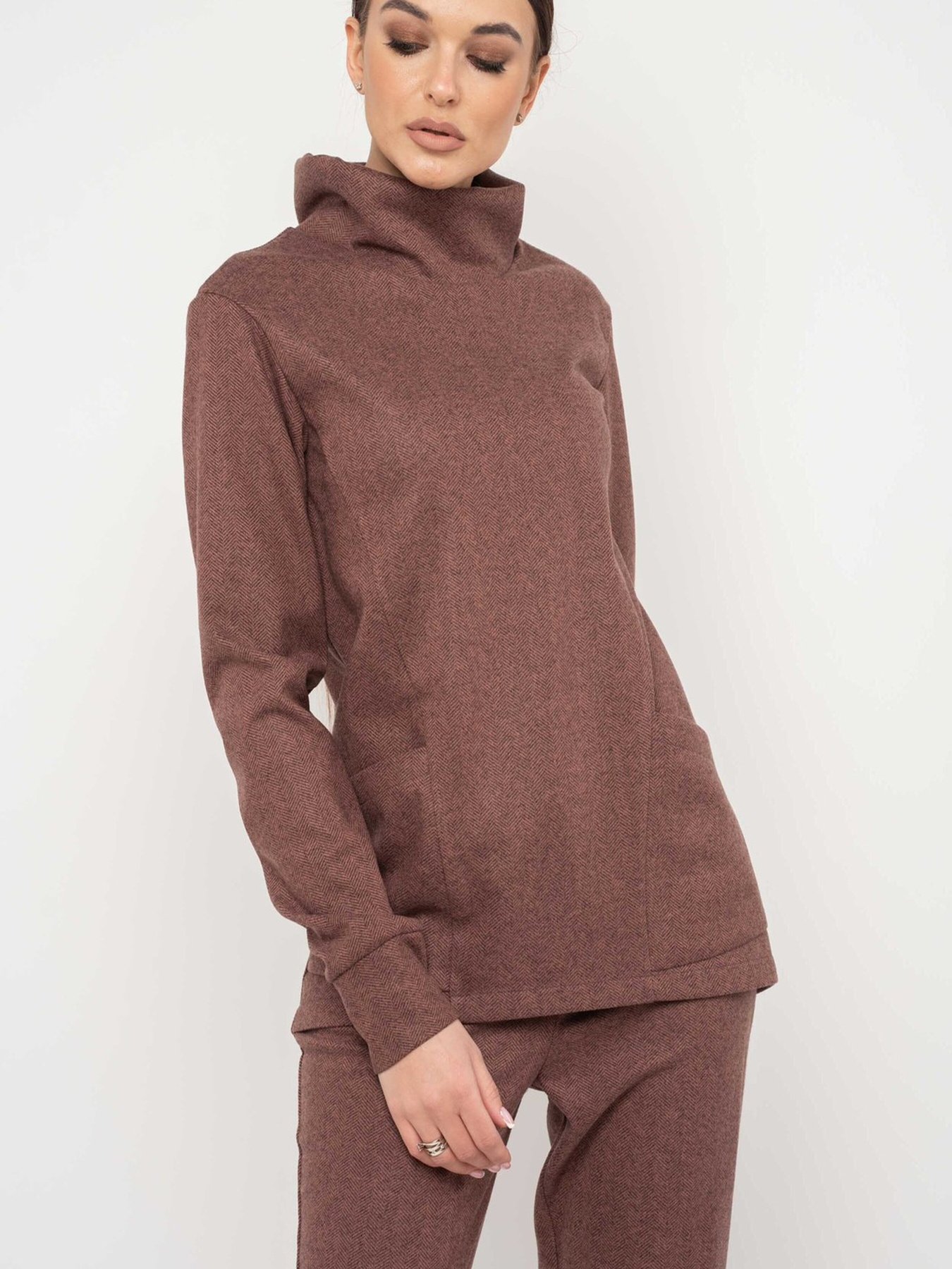 Водолазка RiMari модель 0719-temno-rozhevij Фото