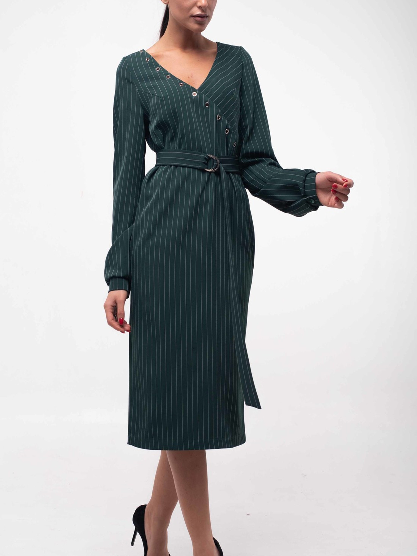 Платье миди RiMari модель 5-1-84-19-smaragdovij Фото