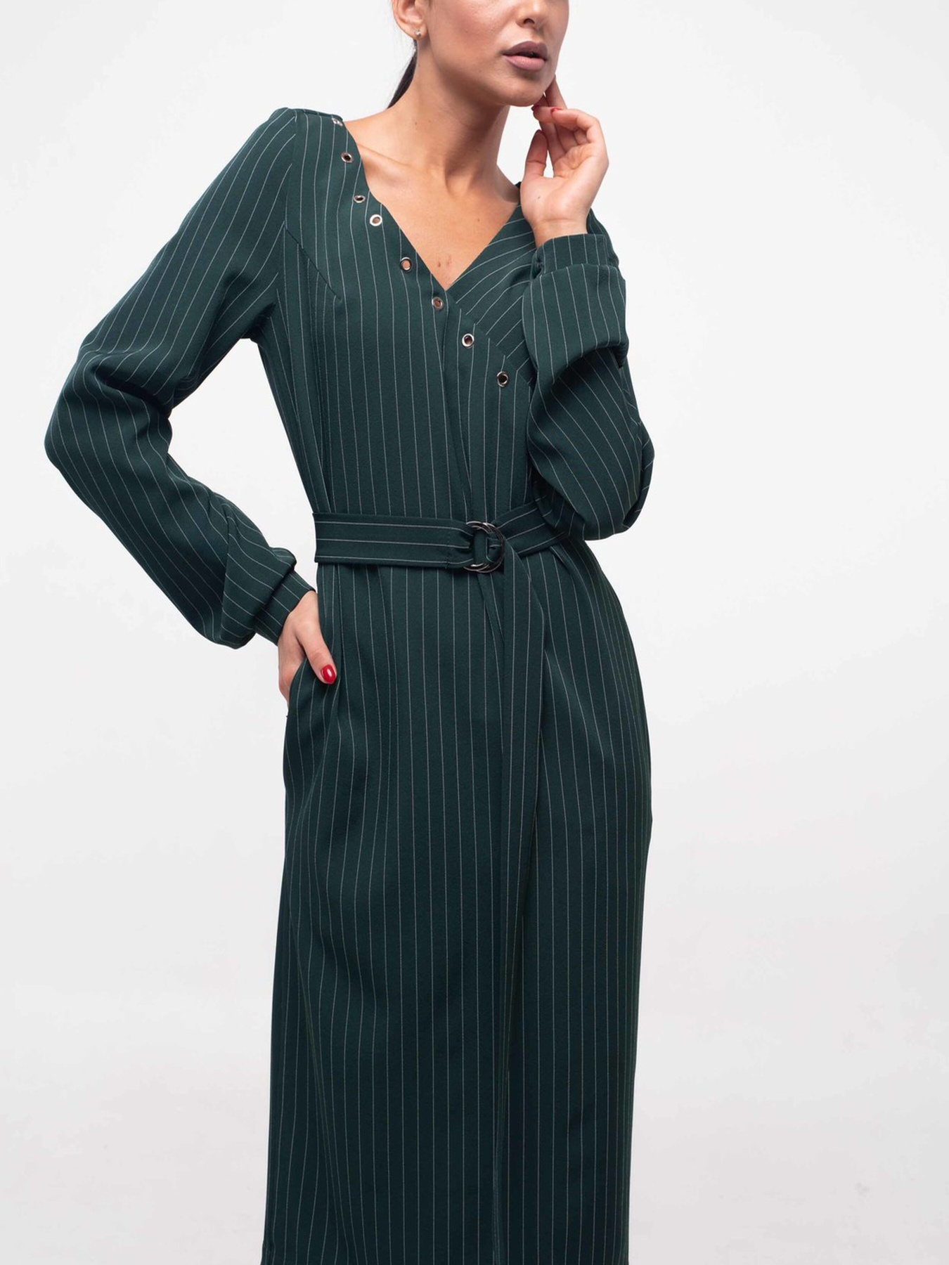 Платье миди RiMari модель 5-1-84-19-smaragdovij Фото