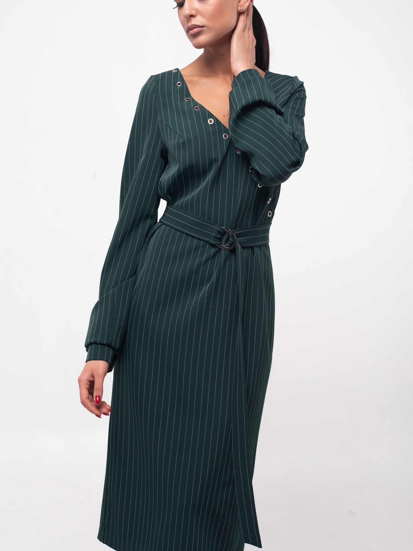 Платье миди RiMari модель 5-1-84-19-smaragdovij Фото