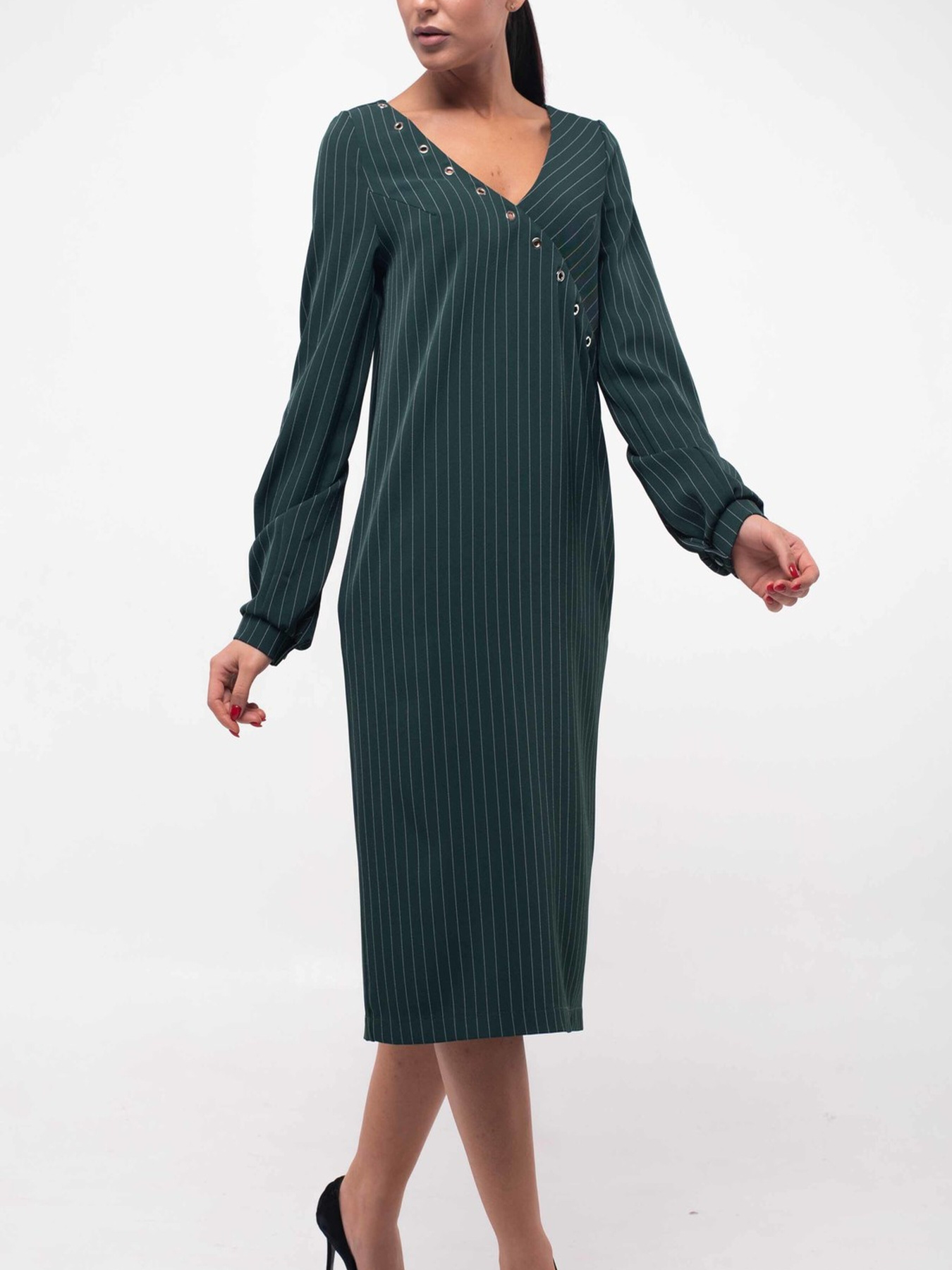 Сукня міді RiMari модель 5-1-84-19-smaragdovij Фото