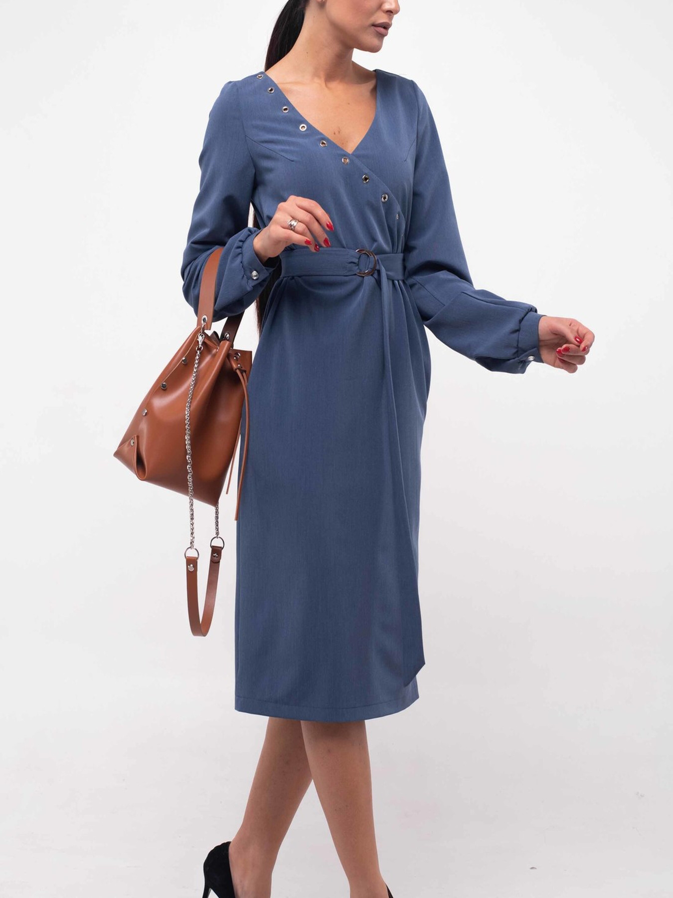 Сукня міді RiMari модель 5-1-84-19-dzhins Фото