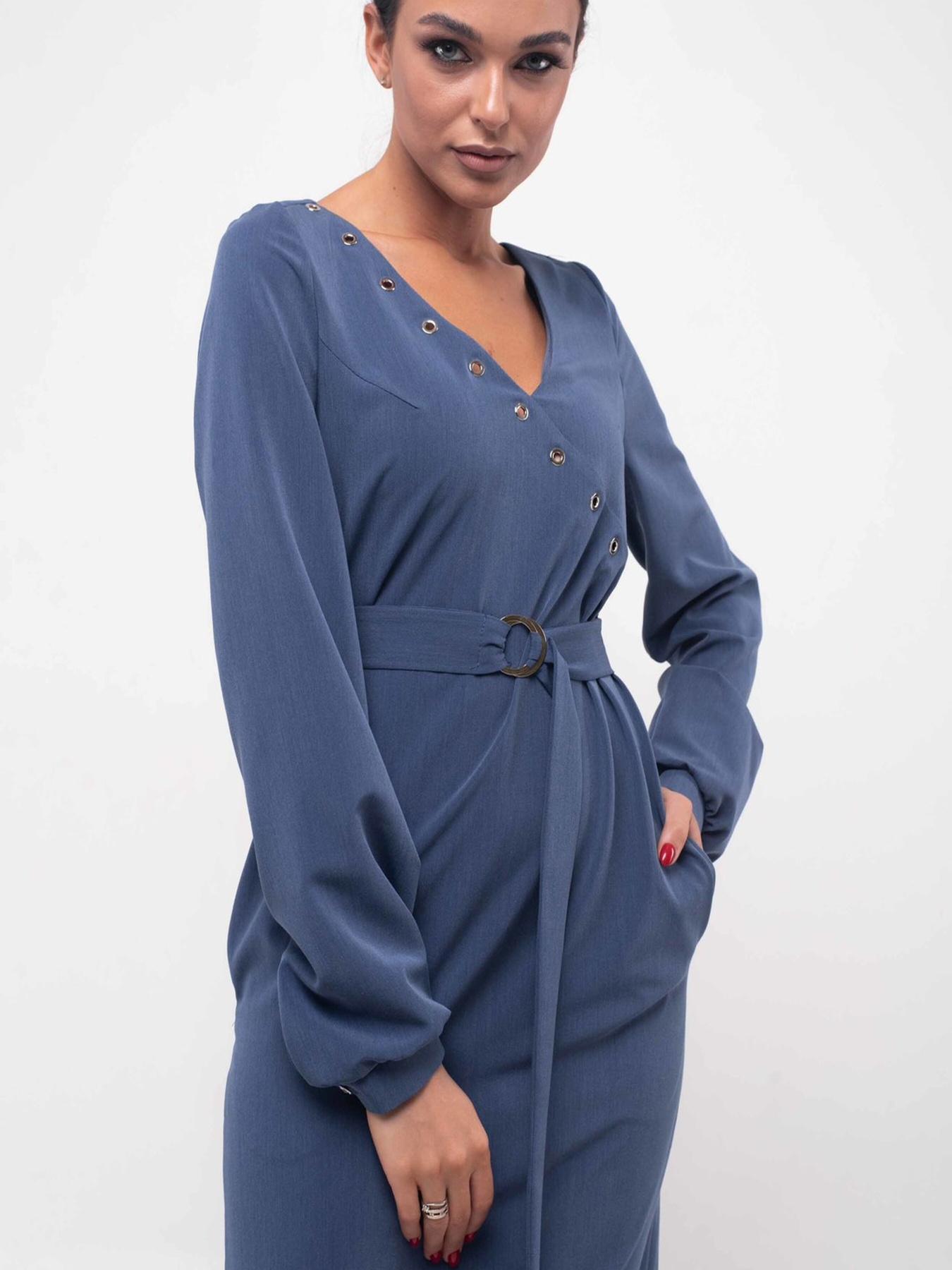 Сукня міді RiMari модель 5-1-84-19-dzhins Фото