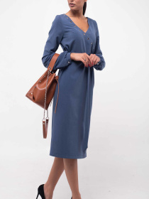 Платье миди RiMari модель 5-1-84-19-dzhins Фото