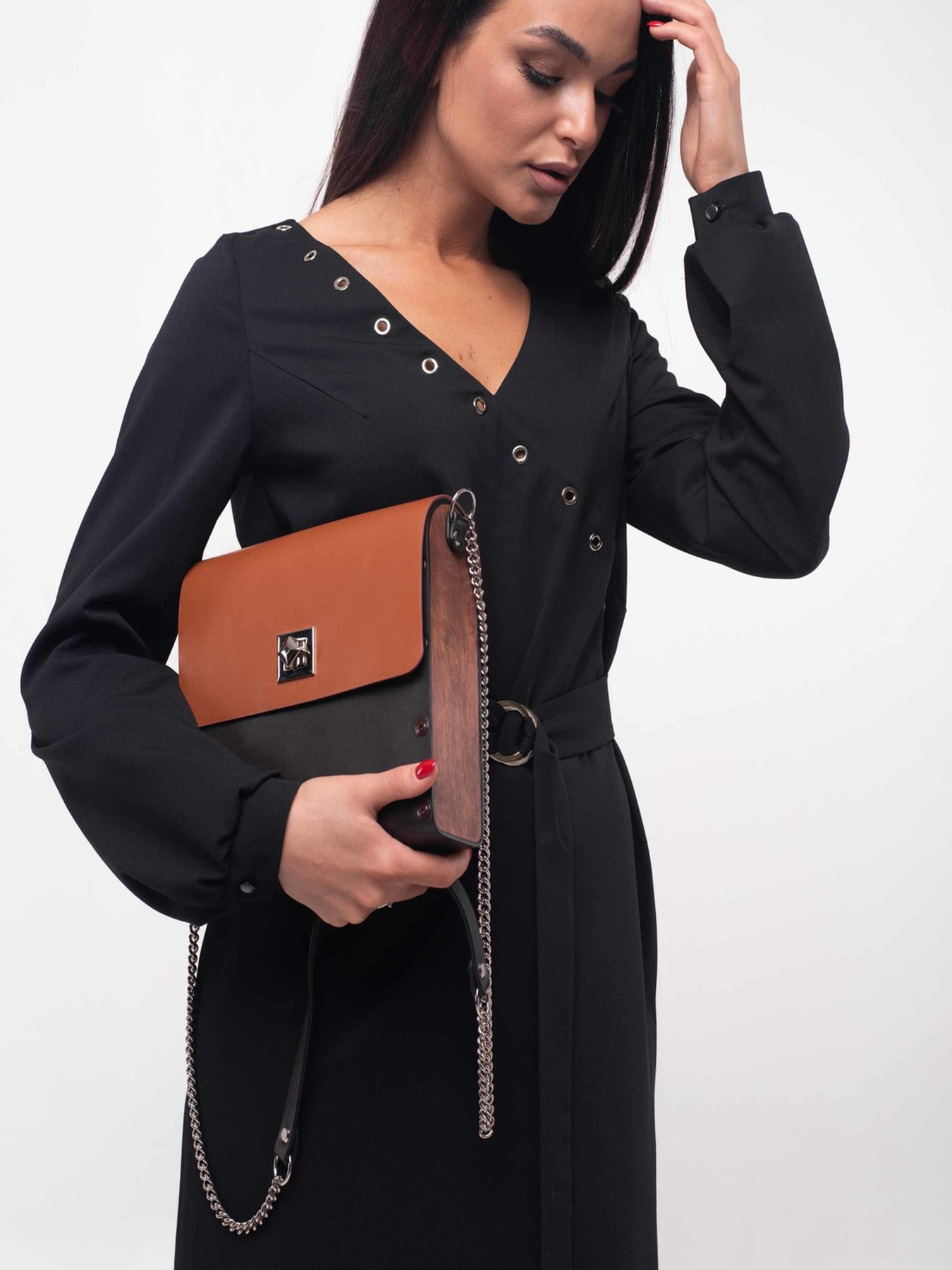 Платье миди RiMari модель 5-1-84-19-chornij Фото