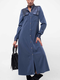 Платье миди RiMari модель 5-1-77-19-dzhins Фото