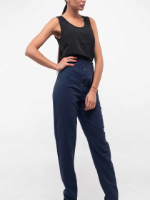 Повседневные штаны RiMari модель 5-1-91-19-temno-sinj Повседневные штаны RiMari модель 5-1-91-19-temno-sinj Фото