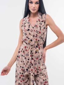 Жилет классический RiMari модель 16-2-76-19-kapuchino Фото