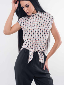 Блуза RiMari модель 16-2-62-19-blij-pudra Фото