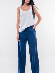 Штани палаццо RiMari модель 14-1-51-18-temno-sinj Фото