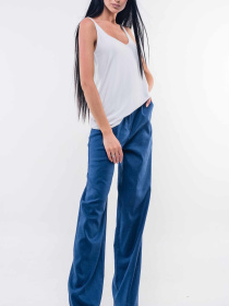 Штани палаццо RiMari модель 14-1-51-18-temno-sinj Фото