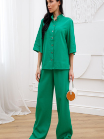 Брюки палаццо RiMari модель 14-1-51-18-zelenij Фото