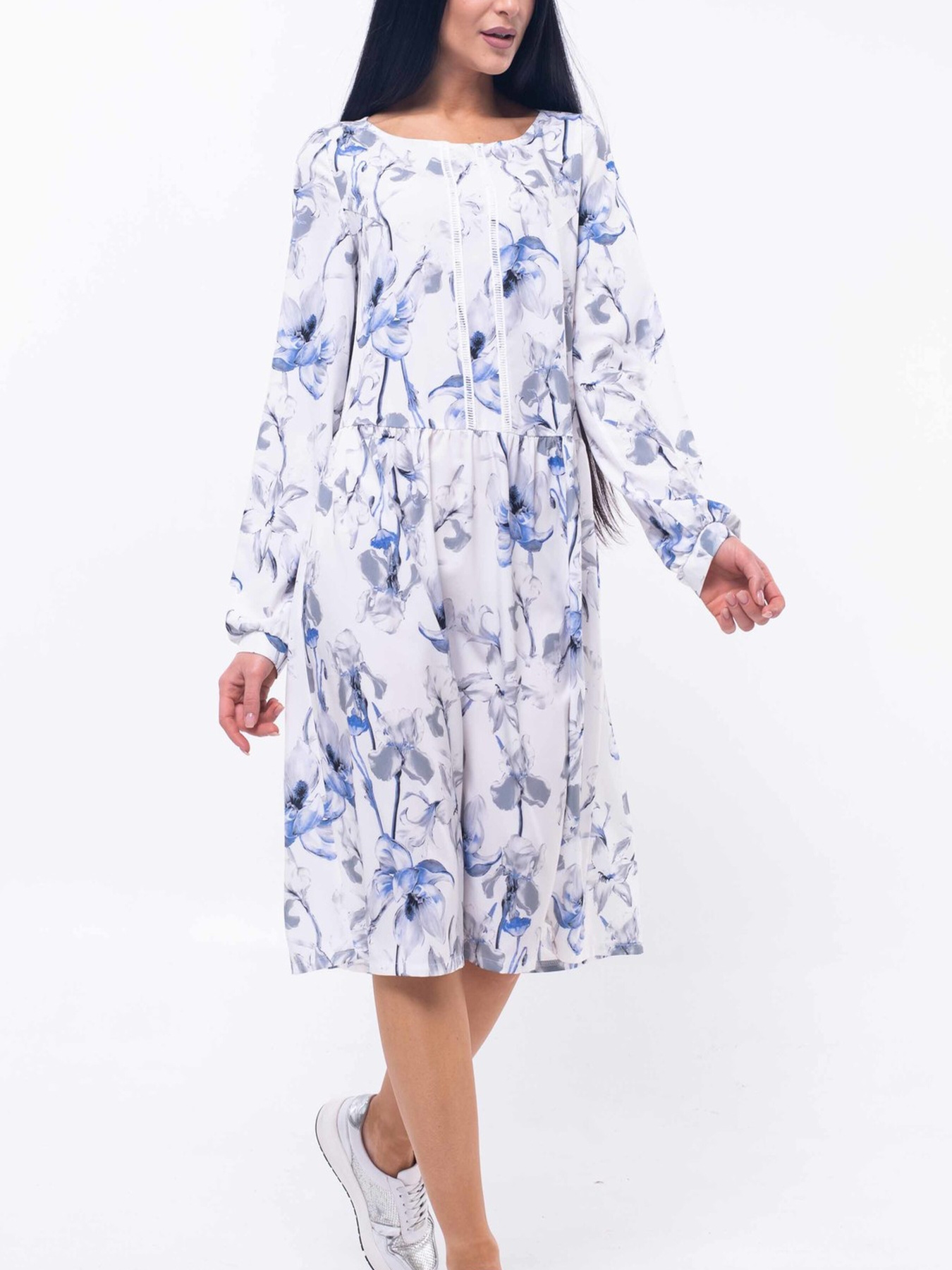 Платье миди RiMari модель 10-2-07-19-sin-kvti Фото