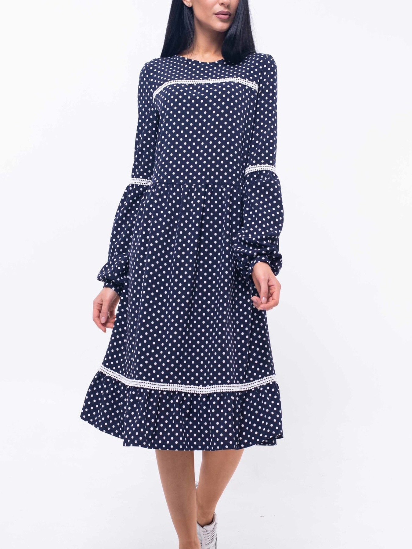 Платье миди RiMari модель 10-2-82-18-sinj Фото