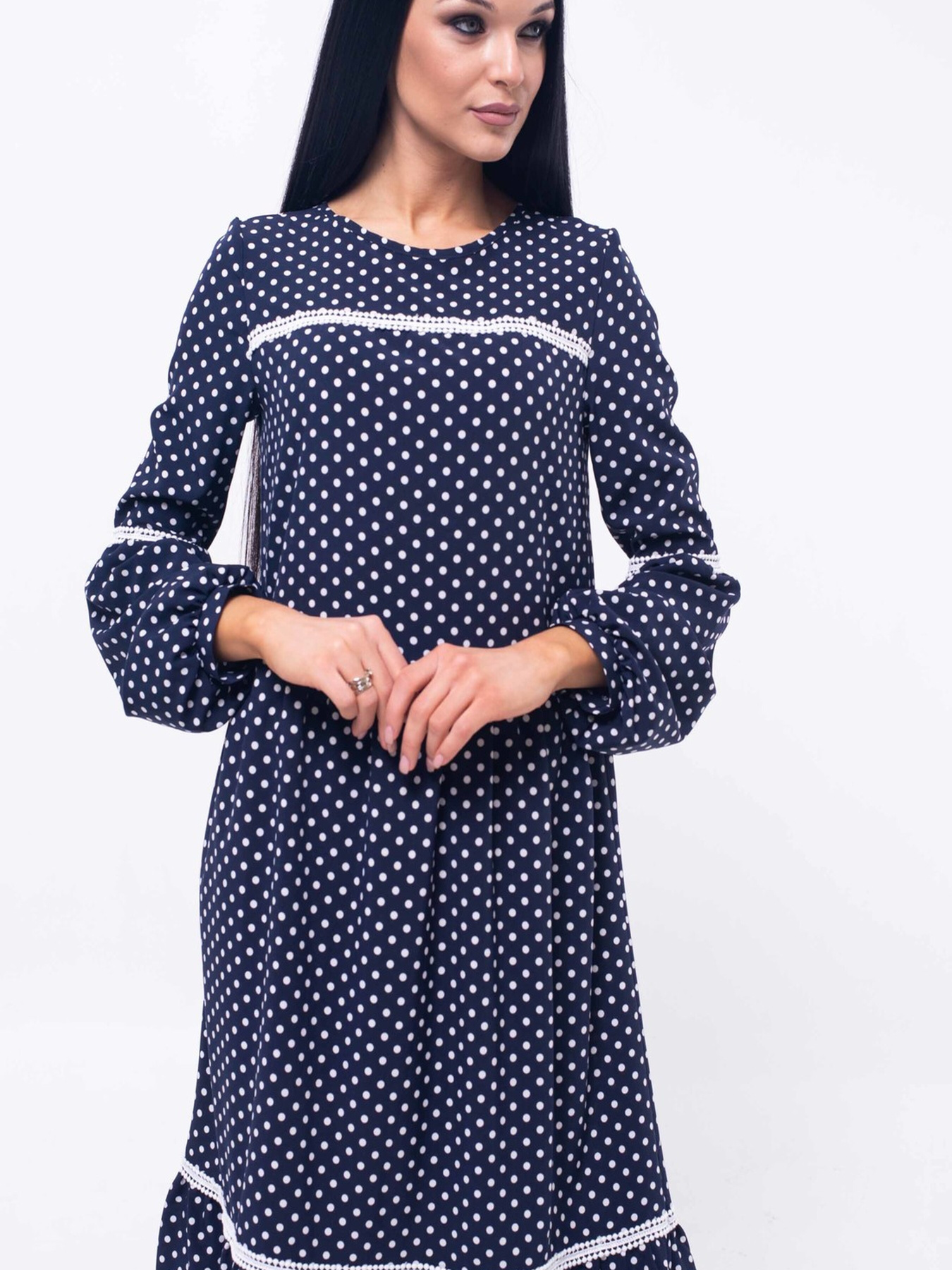 Платье миди RiMari модель 10-2-82-18-sinj Фото